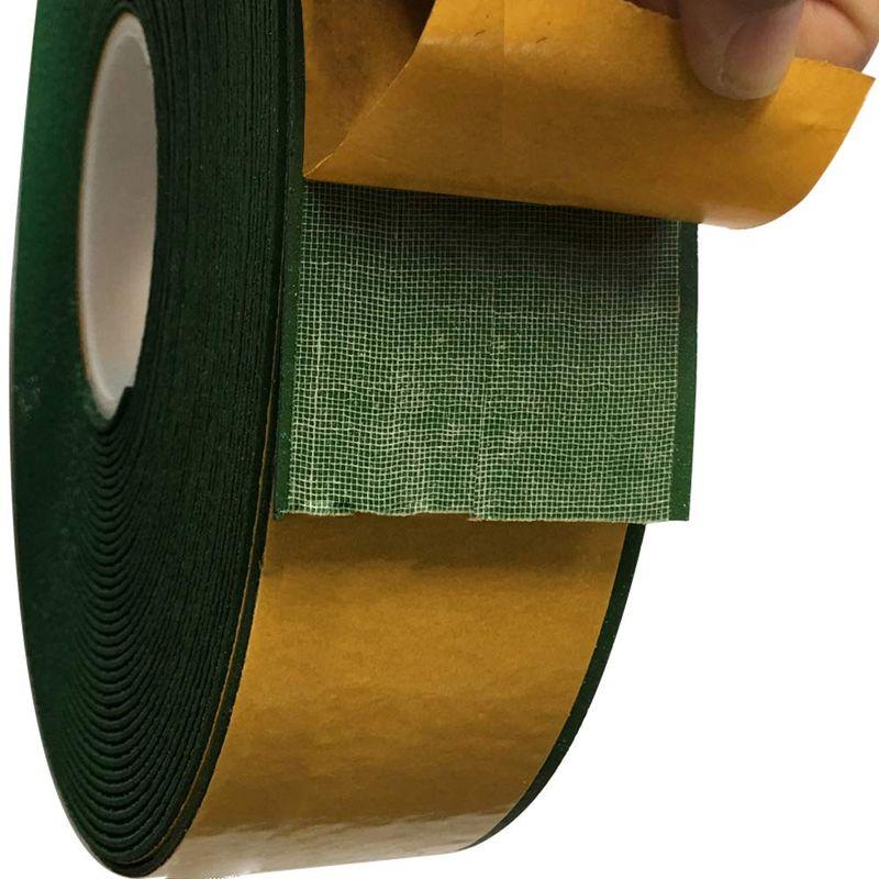 高耐久反射ラインテープ 緑 100mmx20m 厚さ2mm 再帰反射 反射ガラス粒子 耐久性が高く反射するラインテープ - 4