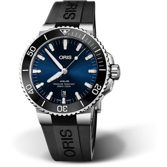 スイス製ORISAQUIS300m防水自動巻き腕時計