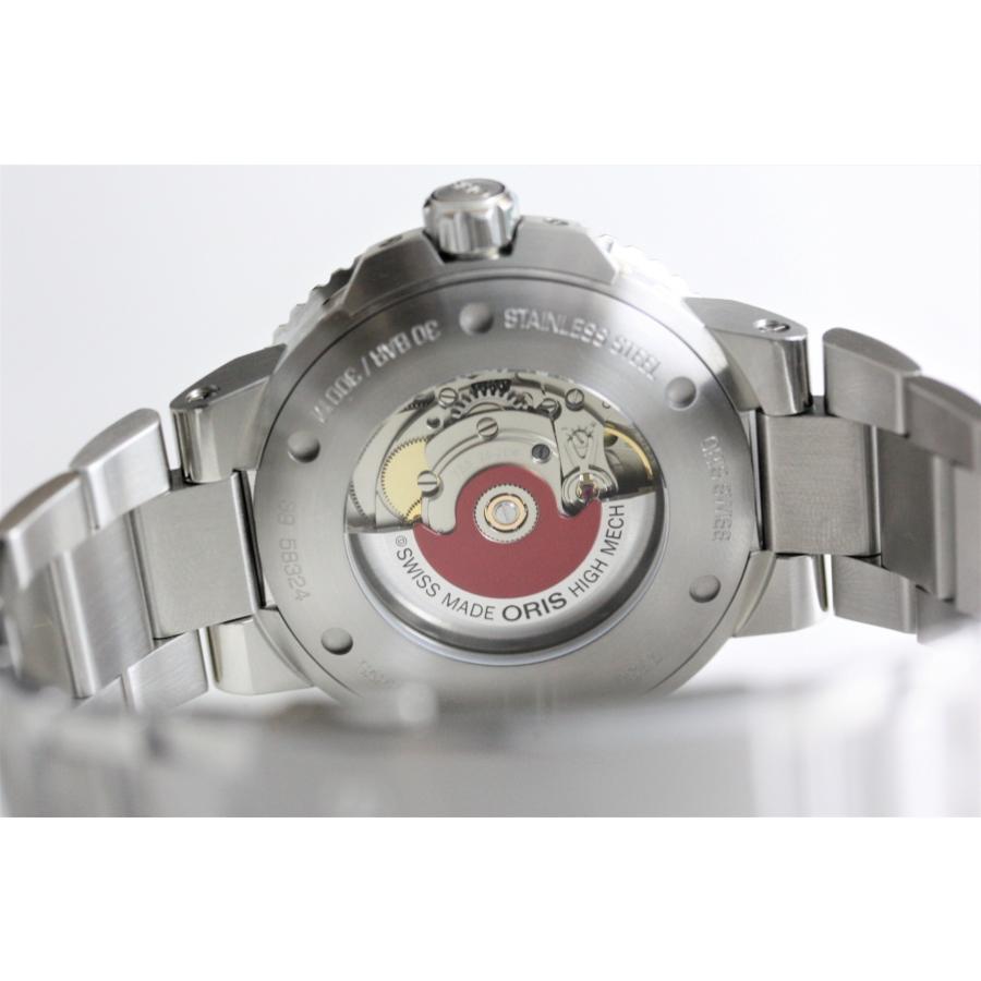 GuleVer　オリス アクイスデイト レリーフ 自動巻き メンズ腕時計 ORIS オリス AQUIS アクイスデイト・レリーフ 300m防水自動巻き