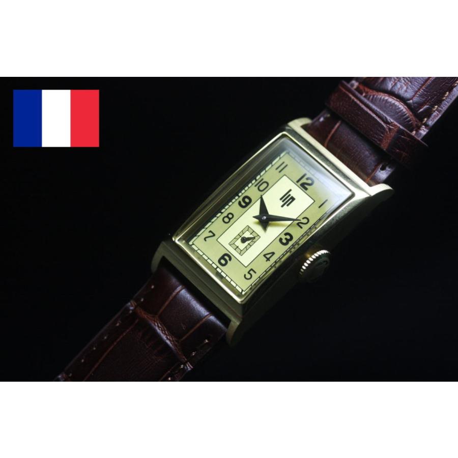 復刻！フランスのLip【リップ】元英国首相ウインストン・チャーチルへ贈呈したT18腕時計/Winston Churchill（ゴールド）の画像
