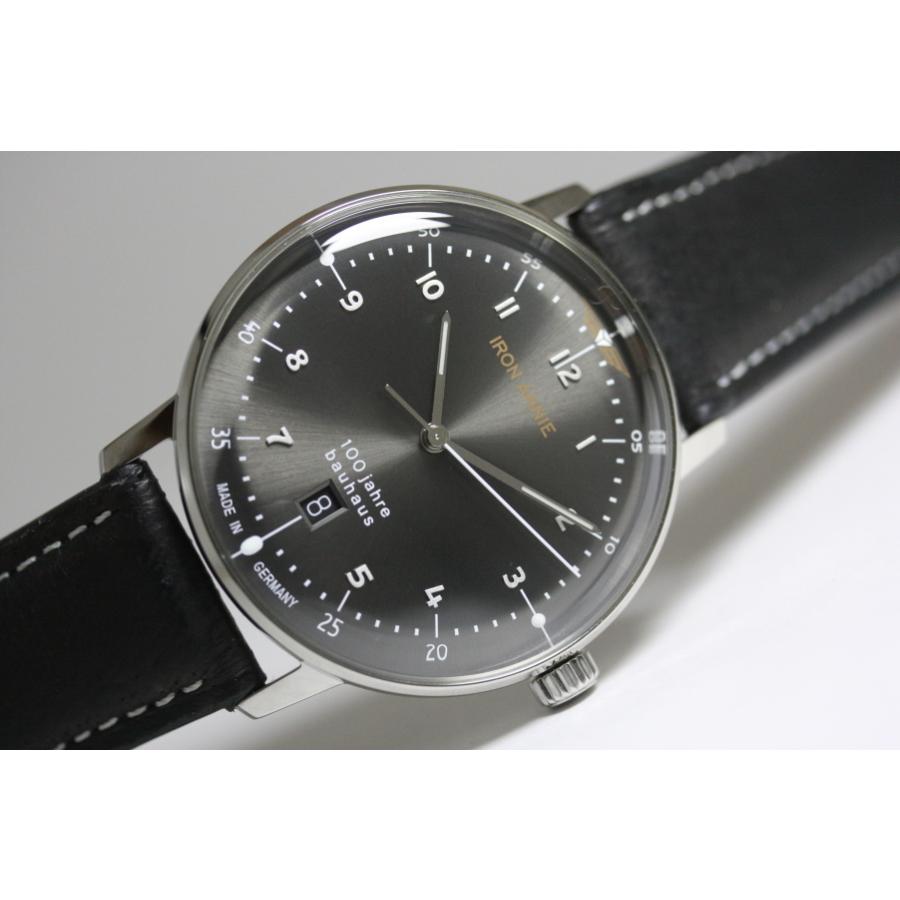 IRON ANNIEアイアン・アニー Bauhausバウハウス 100周年記念クォーツ腕時計(ブラック）｜katsuboya｜02