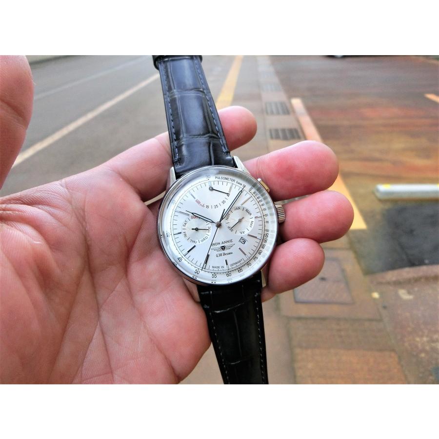 IRON ANNIE アイアン・アニー G38 Dessau トリプルカレンダー パワーリザーブ搭載自動巻き腕時計の画像