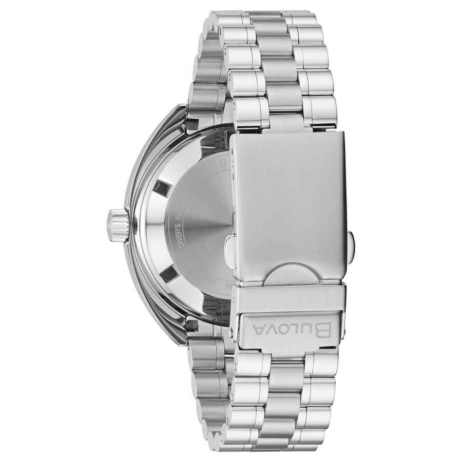 ケース直径41ミリの復刻BULOVA【ブローバ】Oceanographer【オ−シャノグラファー】Devil Diver【デビルダイバー】200ｍ防水の自動巻き腕時計(BLK)の画像
