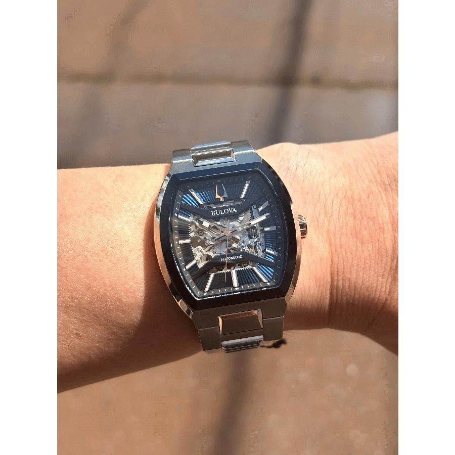 BULOVA（ブローバ） Classic クラシック マキナ トノー型スケルトン