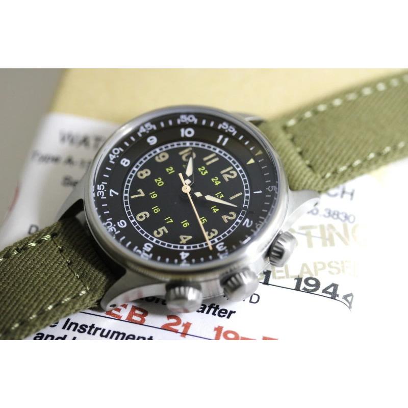 モントルロロイ　A-15 ELGIN モデルを復刻！M.R.M.W. ミリタリーウォッチ TYPE -A-15