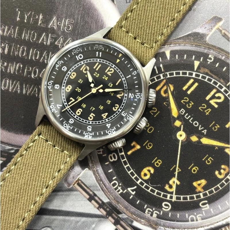 モントルロロイ　A-15 ELGIN モデルを復刻！M.R.M.W. ミリタリーウォッチ TYPE -A-15
