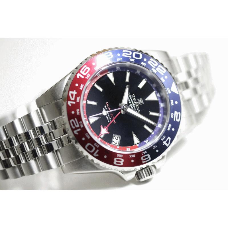 ジータ ZEEDA ジーダ DUAL-ZONE デュアルゾーン 40mm GMT搭載 自動巻き腕時計
