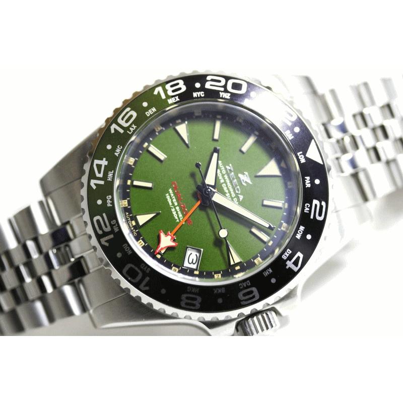 じーたー ZEEDA ジーダ DUAL-ZONE デュアルゾーン 40mm GMT搭載 自動巻き腕時計