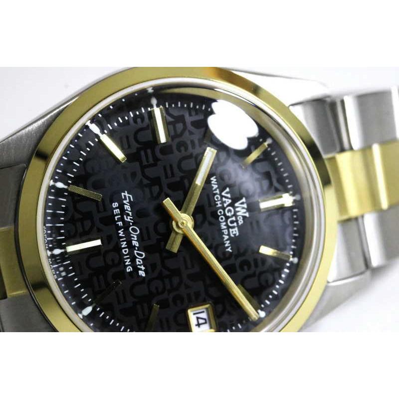 VAGUE WATCH Co. ヴァーグ・ウォッチ・カンパニー Every-One Date エブリワン・デイト 自動巻き腕時計 34ミリ 小さめサイズ 男女兼用の画像