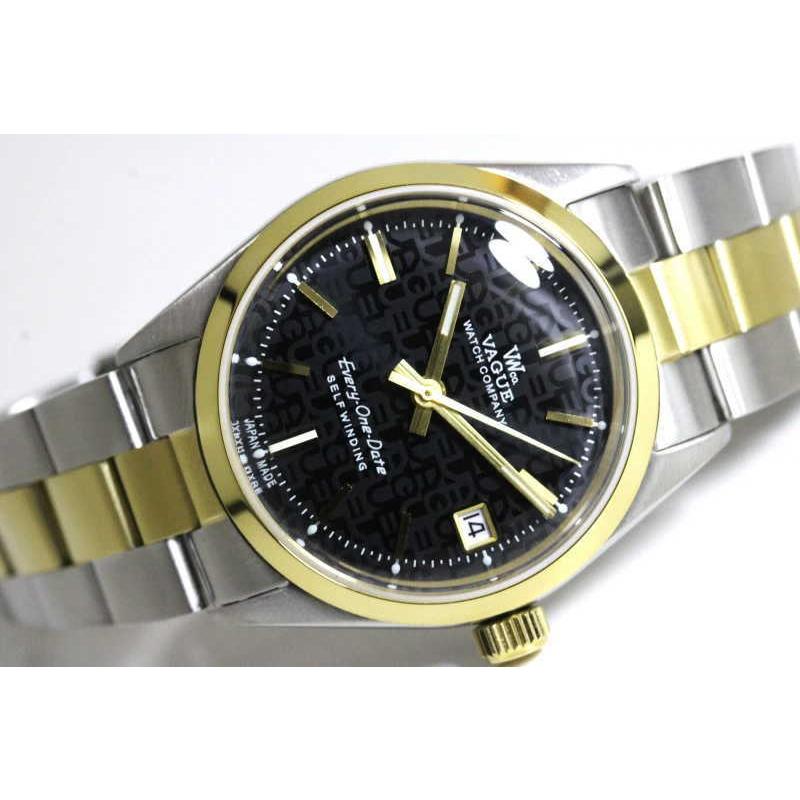 VAGUE WATCH Co. ヴァーグ・ウォッチ・カンパニー Every-One Date エブリワン・デイト 自動巻き腕時計 34ミリ 小さめサイズ 男女兼用の画像