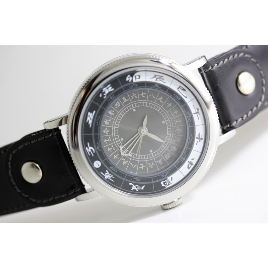 江戸之刻 令和版 腕巻き仕様/金文字盤(現代式 和時計)世界初の