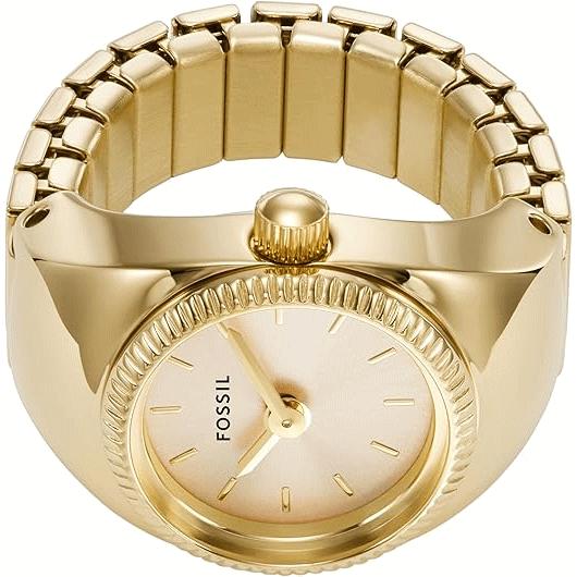 FOSSIL（フォッシル） ゴールドのリングウォッチ 指輪 時計 ステンレス