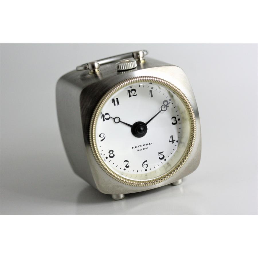 希少 メンテ済 英国製 MATAMEC 大理石 真鍮 コンビ ビンテージ 置時計 KEYFORD キーフォード 村松時計製作所 真鍮削り出しのテーブルクロック