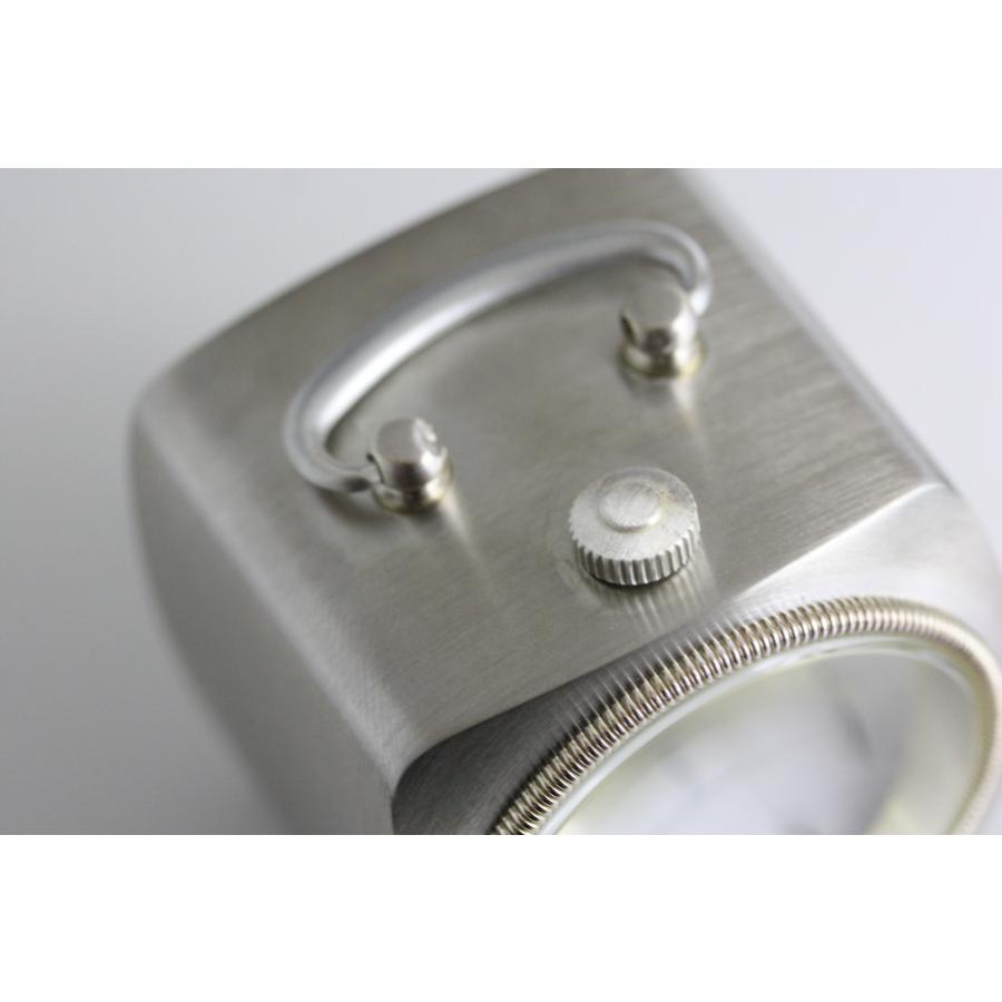 KEYFORD キーフォード 村松時計製作所 真鍮削り出しのテーブルクロック