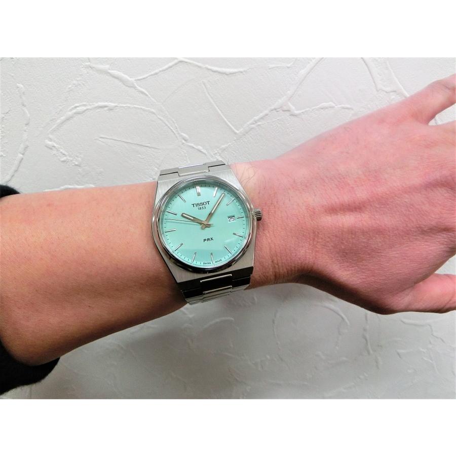 TISSOT クォーツ腕時計 TISSOT TissotティソPRXピーアールエックスクォーツ腕時計 正規