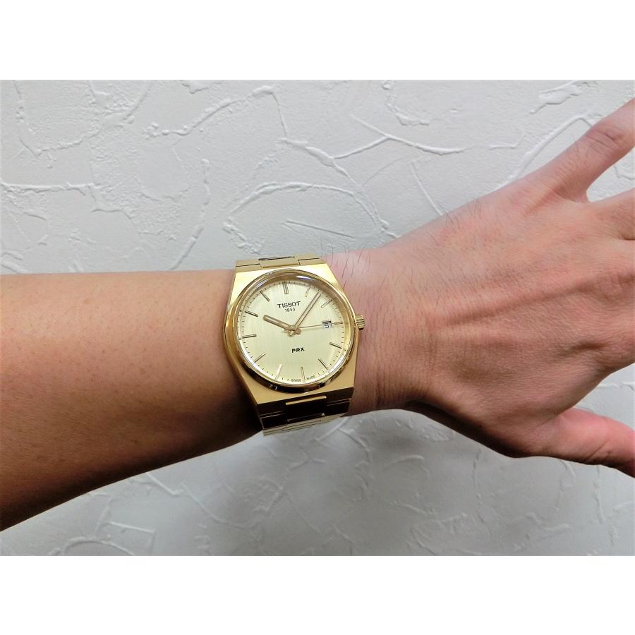TISSOT Tissot ティソ PRX ピーアールエックス ゴールド TISSOT Tissot ティソ PRX ピーアールエックス ゴールド