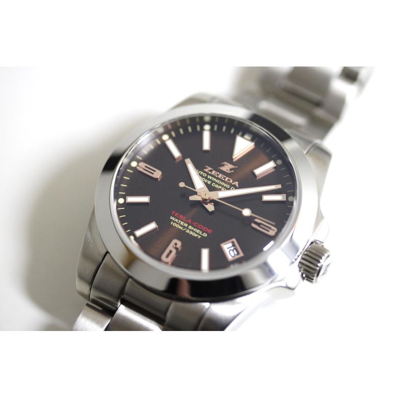 ZEEDA ジーダ TESLA-CODE BLU テスラ・コード 38mm 自動巻き ZEEDA ジーダ TESLA-CODE BLU テスラ・コード 38mm 自動巻き