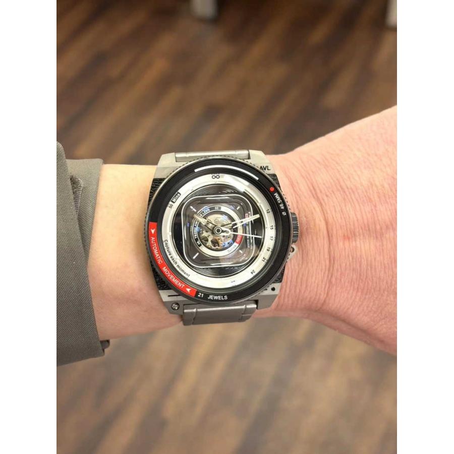 TACS タックス AVL Titanium Automatic Vintage Lens 自動巻き腕時計 メンズウォッチ チタン カメラレンズデザイン 機械式腕時計 正規品の画像