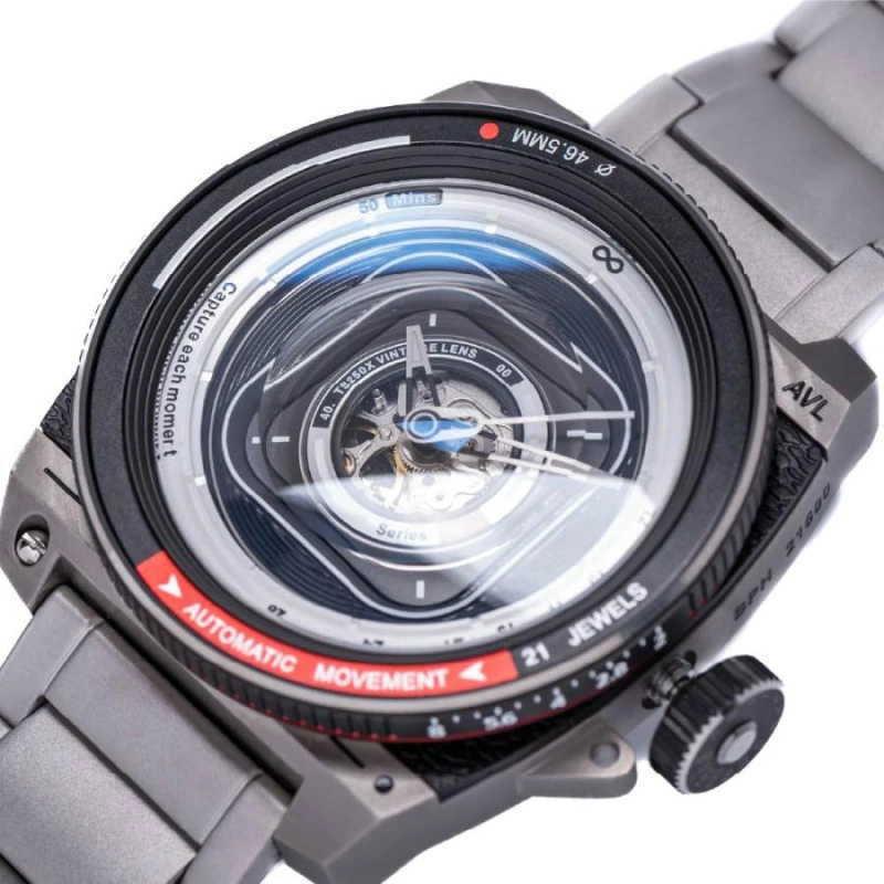 TACS タックス AVL Titanium Automatic Vintage Lens 自動巻き腕時計 メンズウォッチ チタン カメラレンズデザイン 機械式腕時計 正規品の画像