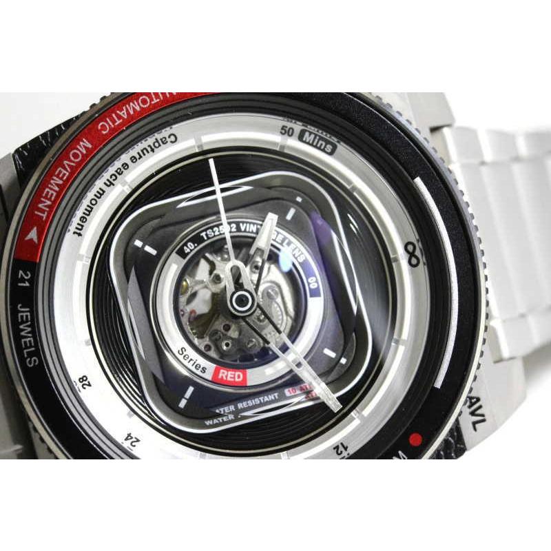 TACS タックス AVL Titanium Automatic Vintage Lens 自動巻き腕時計 メンズウォッチ チタン カメラレンズデザイン 機械式腕時計 正規品の画像