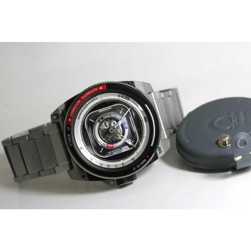 TACS タックス AVL Titanium Automatic Vintage Lens 自動巻き腕時計 メンズウォッチ チタン カメラレンズデザイン 機械式腕時計 正規品の画像