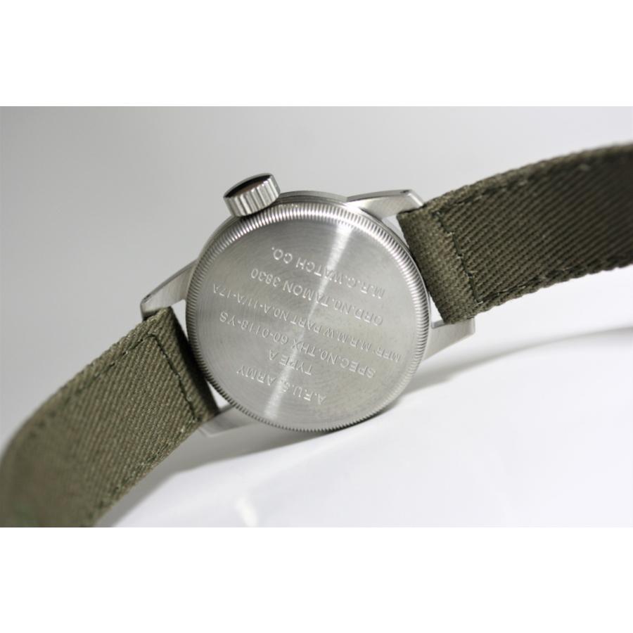 エルジン☆軍用　復刻☆TYPE A11☆スモセコ☆美品☆ミリタリーウォッチ ELGIN アメリカ陸軍航空隊モデルを復刻！M.R.M.W.ミリタリー