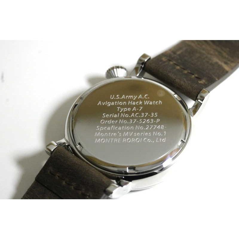 復刻ミリタリーウォッチ TYPE A-7Aviation Hack Watch モントルロロイ