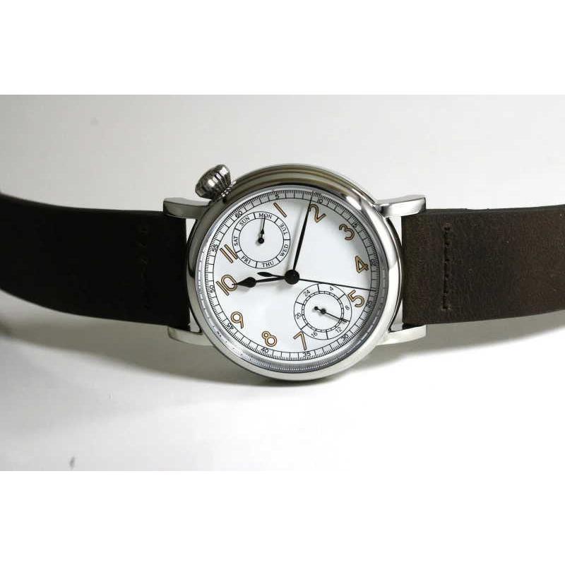 【動作未確認】MHL. ミリタリーウォッチ 復刻ミリタリーウォッチ TYPE A-7Aviation Hack Watch モントルロロイ