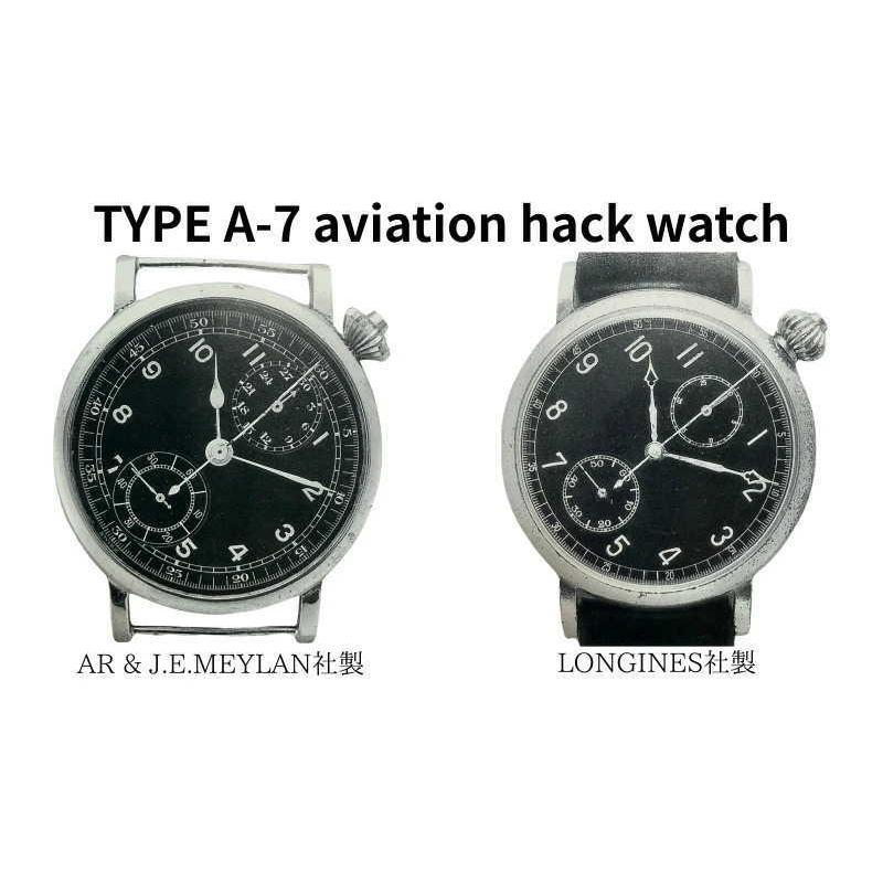 復刻ミリタリーウォッチ TYPE A-7Aviation Hack Watch モントルロロイ