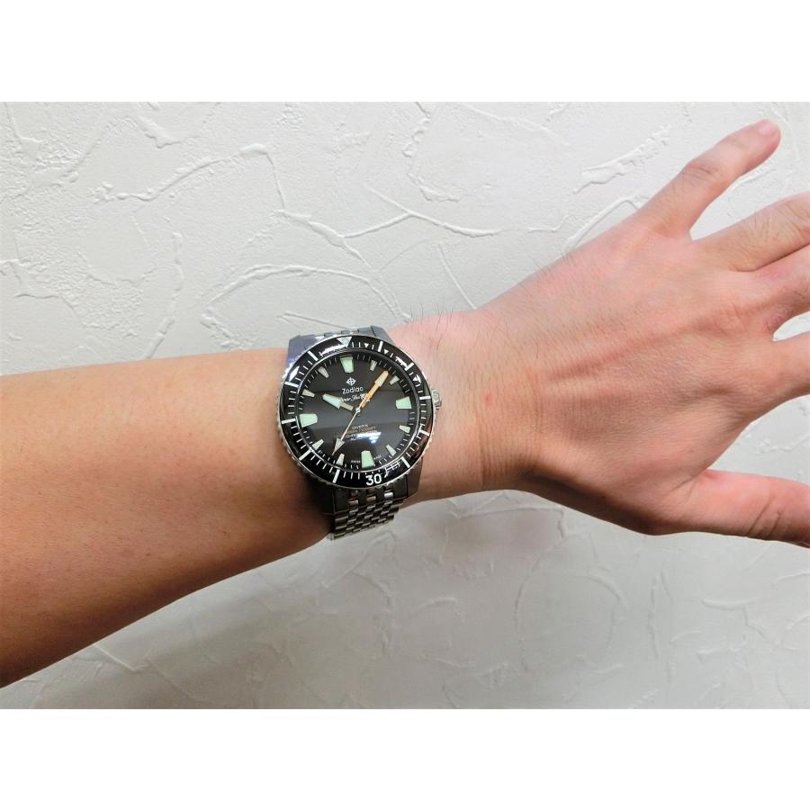 Zodiac スーパーシーウルフ メンズ 腕時計 自動巻き ダイバーズ レア ZODIAC（ゾディアック） Super Sea Wolf シーウルフ チタニウム