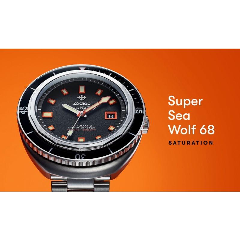 ZODIAC スイス製ZODIACゾディアック Super Sea Wolf68Saturation ZODIAC スイス製ZODIACゾディアック Super Sea Wolf68Saturation