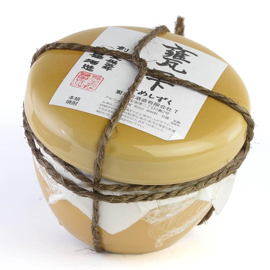 甕雫(かめしずく) 芋焼酎 20度 900ml 1本 (箱入り) 京屋酒造 : KATSUDA