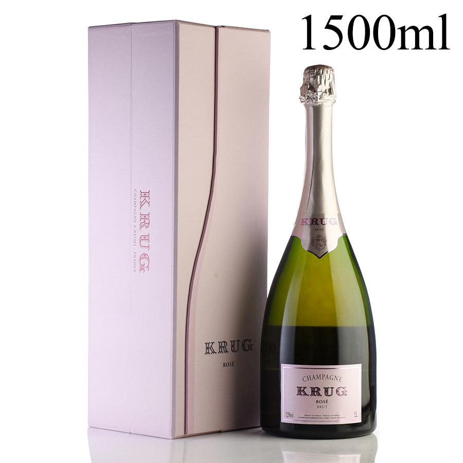 クリュッグ ロゼ NV マグナム 1500ml ギフトボックス Krug Rose フランス シャンパン シャンパーニュ :18031-041