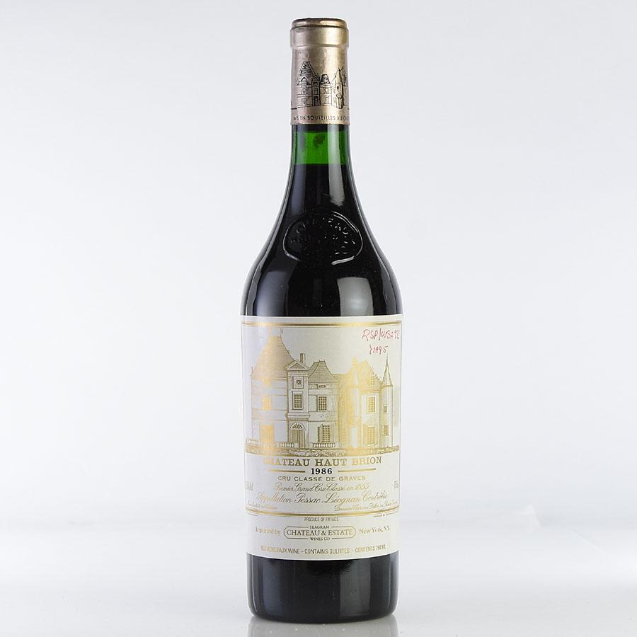 1986 シャトー オー ブリオン ラベルに書き込みあり フランス ボルドー 赤ワイン Www Cianilugano Ch