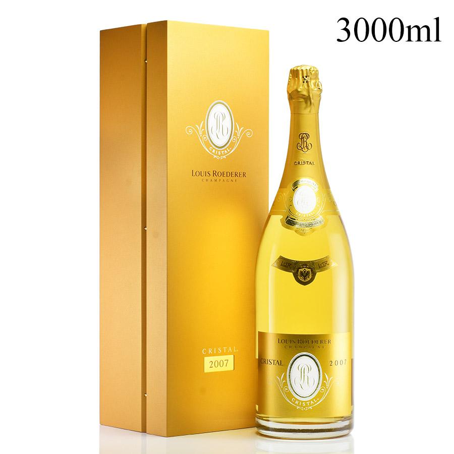LOUIS ROEDERER ルイ・ロデレール クリスタル ブリュット 2007 ルイ ロデレール クリスタル 2007 ジェロボアム 3000ml 木箱入り 正規