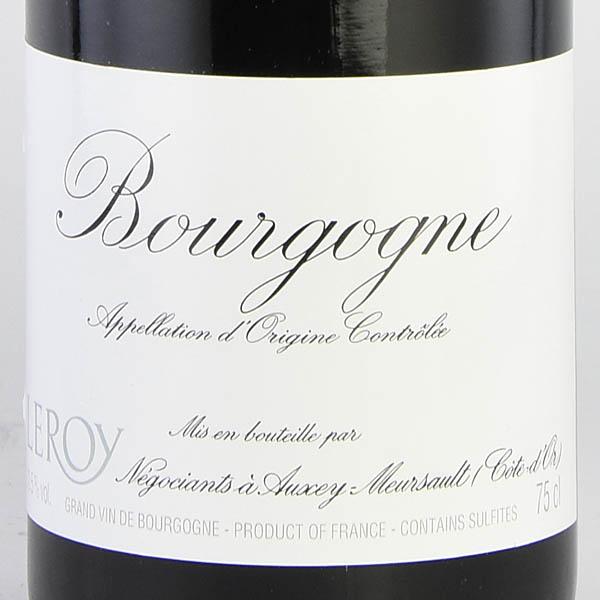 ルロワ メゾン ブルゴーニュ ルージュ 2014 Maison Leroy Bourgogne