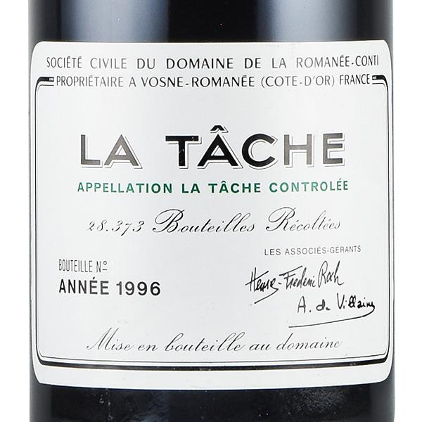 DRC La Tache 1996年・ラターシュ・ロマネコンティ 1996 Domaine de la Romanee-Conti La Tache Grand Cru Monopole