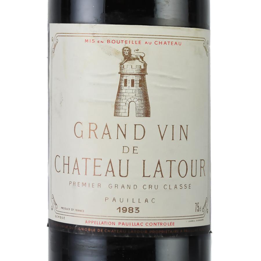 シャトー ラトゥール 1983 Chateau Latour フランス ボルドー 赤ワイン