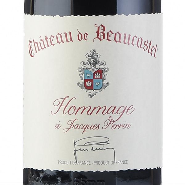 シャトー ド ボーカステル オマージュ ア ジャック ペラン 2012 マグナム 1500ml Chateau de Beaucastel Hommage a Jacques Perrin フランス ローヌ 赤ワインの画像