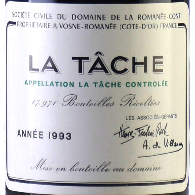 ロマネコンティ ラ ターシュ 1993 ドメーヌ ド ラ ロマネ コンティ DRC  