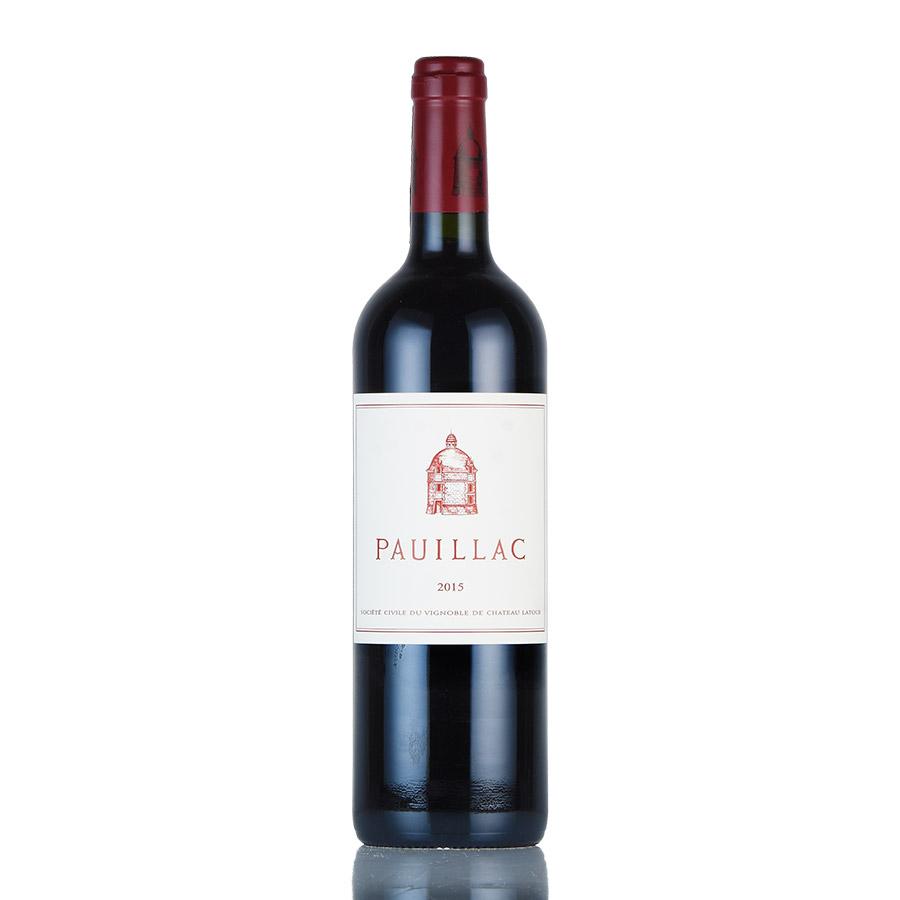 ポイヤック ド ラトゥール 2015 シャトー ラトゥール Chateau Latour  