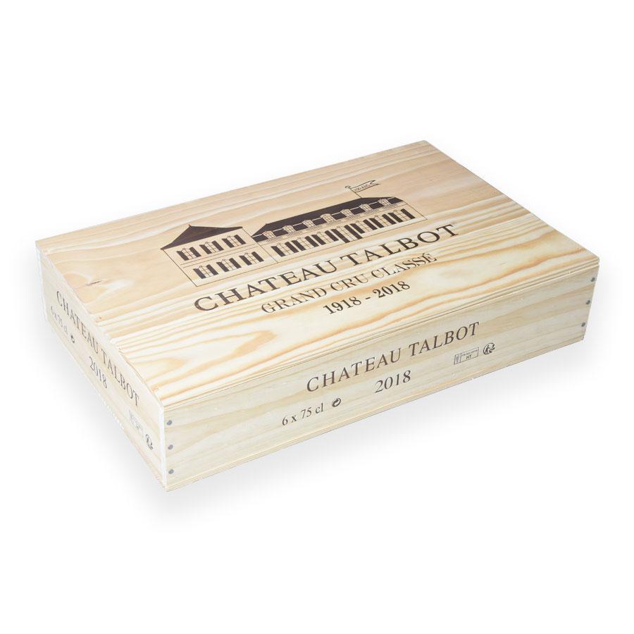 【超激レア】 シャトー タルボ 2018 1ケース 6本 100周年記念ボトル オリジナル木箱入り Chateau Talbot フランス ボルドー 赤ワイン 【BCD5599237461】(19890円)