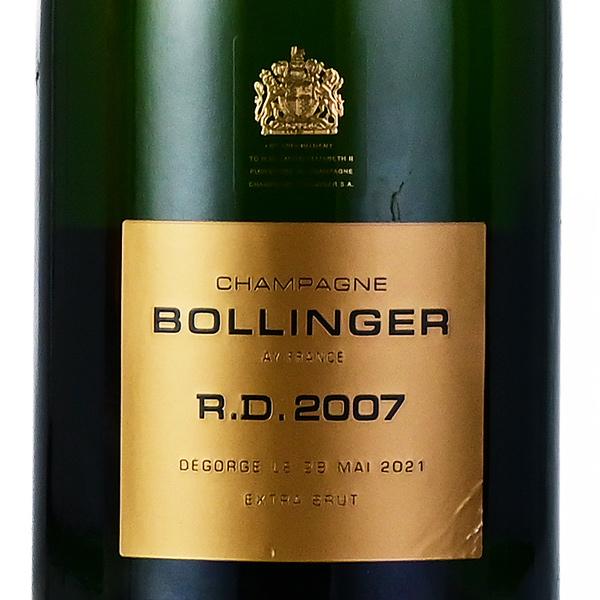 ボランジェ アール ディー 2007 RD Bollinger R.D. フランス シャンパン シャンパーニュ_1