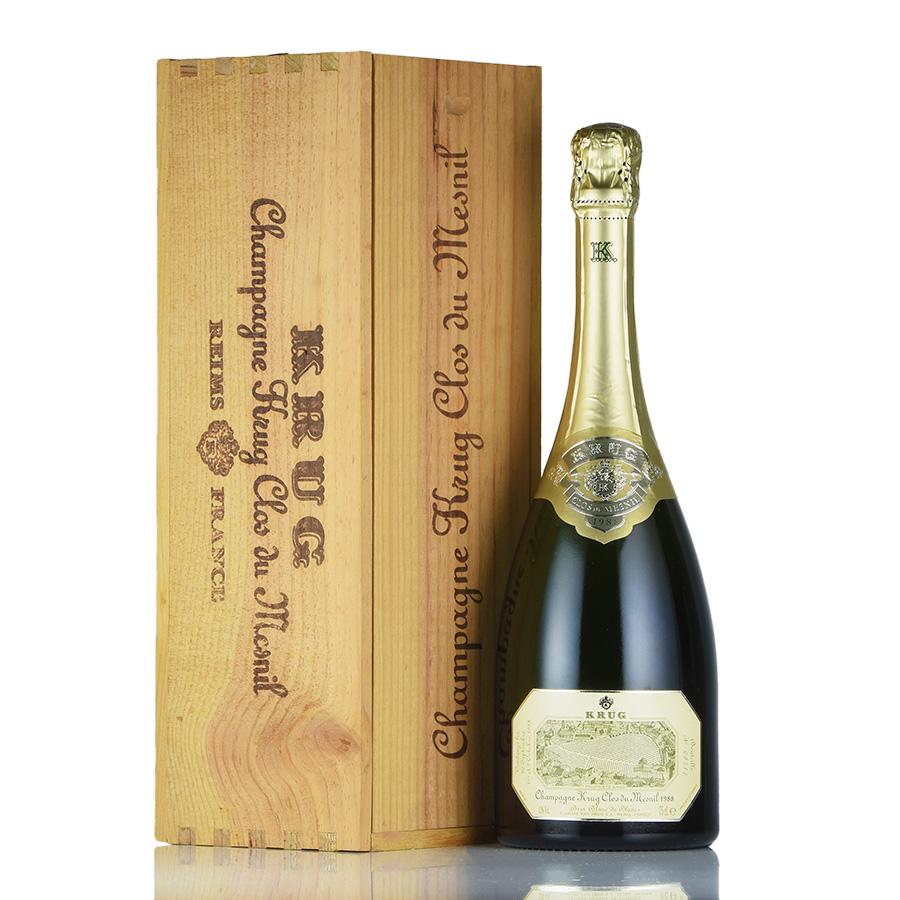 KRUG グラン・キュヴェ 750ml シャンパン クリュッグ クロ デュ メニル 1988 木箱入り ド Krug Clos du Mesnil