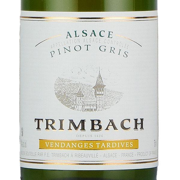 トリンバック ピノ グリ ヴァンダンジュ タルディヴ 2009 Trimbach Pinot Gris Vendanges Tardives フランス アルザス 白ワイン｜katsuda｜02