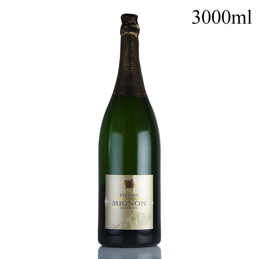 ピエール ミニョン ブリュット プレスティージュ NV ジェロボアム 3000ml 木箱入り フランス シャンパン シャンパーニュの画像