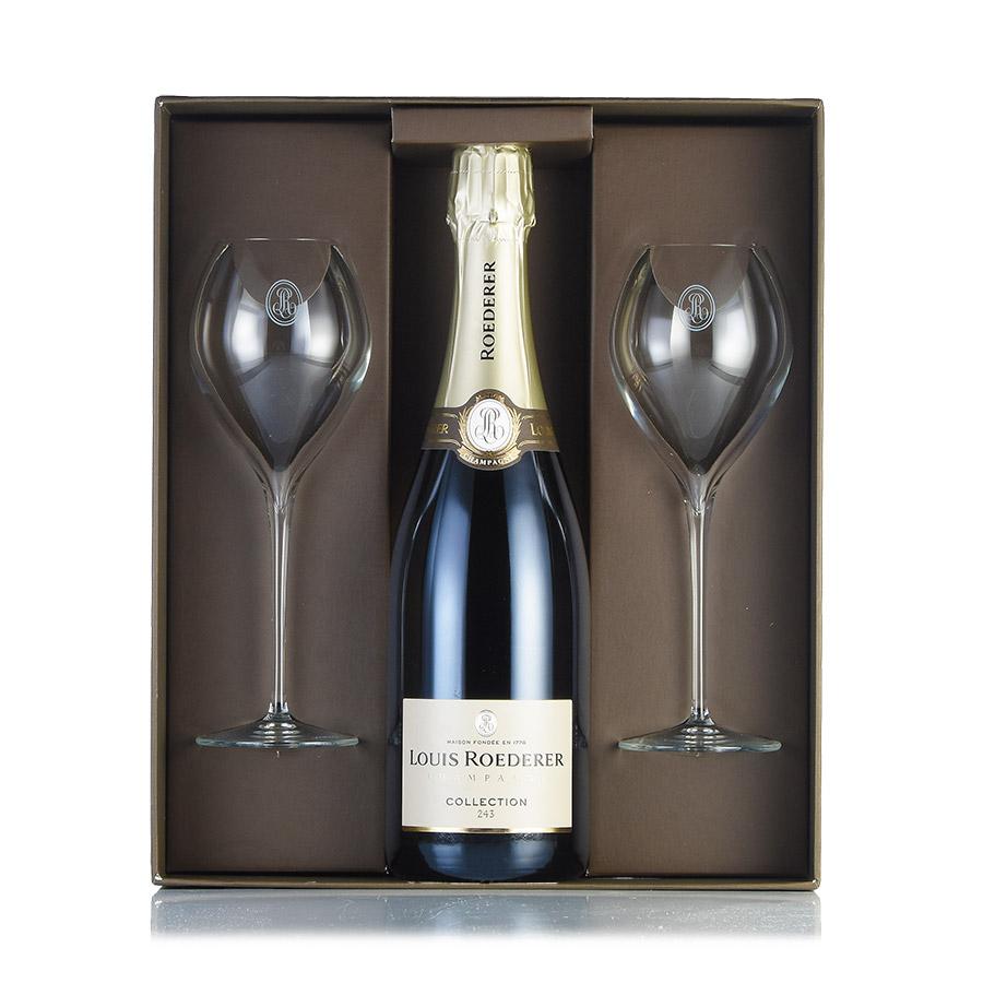 LOUIS ROEDERER シャンパン コレクション242・243 2本セット Amazon.co.jp: コレクション 242 デュオ ルイ ロデレール ロゴ