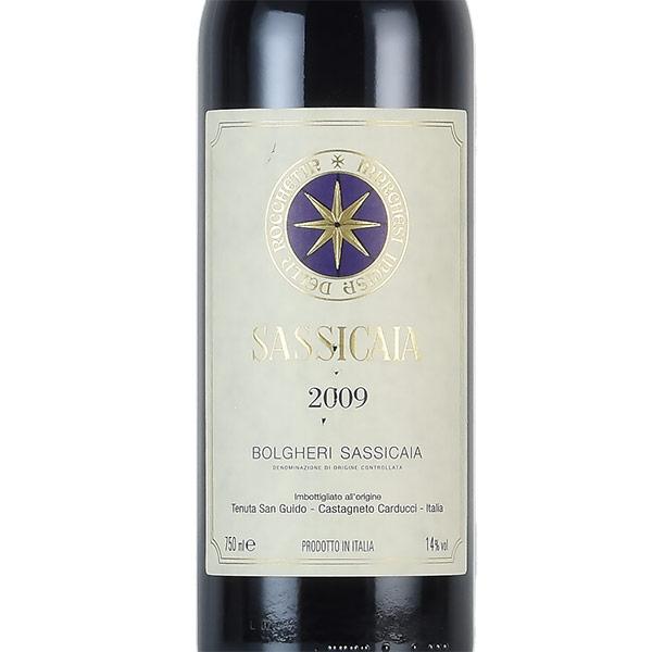 【期間限定大幅値下げ】Sassicaia サッシカイア 　2009　750ml サッシカイア 2009 ラベル不良 Tenuta San Guido Sassicaia イタリア