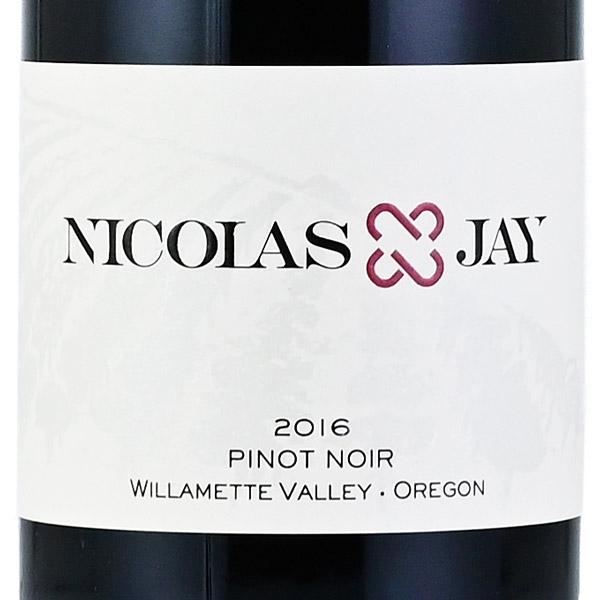 ニコラ ジェイ ピノ ノワール ウィラメット ヴァレー 2016 ピノ