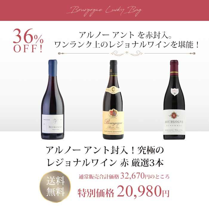 福袋 ワインセット ワイン ブルゴーニュ アルノー アント封入！究極の